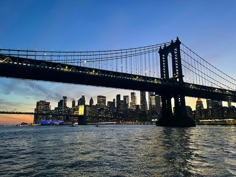 Ponte di Brooklyn e Manhattan - New York