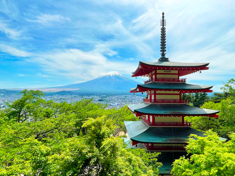 Parco Arakurayama e Sengen Pagoda Chureito - Monte Fuji